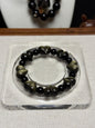 Heart-to-Heart Gold Obsidian Bracelet